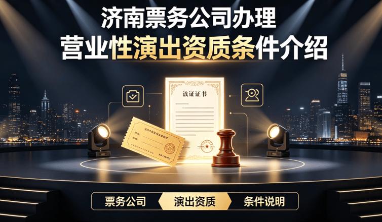 济南票务公司办理营业性演出资质条件介绍